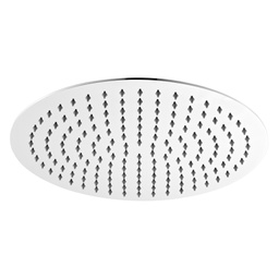 [DFLEX-110-DT01-400] Soffione Doccia Tondo Ultra Slim Acciaio Inox