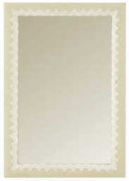 [V9123940000] Specchio rett. decoro pizzo fy-1524 cm.41,5 x 61,5 x 2