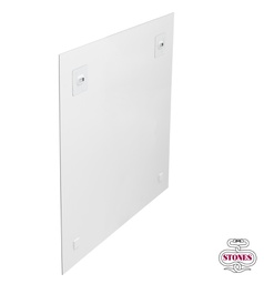 [CO/047/A] Stampa su vetro 70x70 cm con tela multicolore