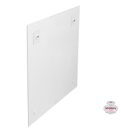 [QU/344] Stampa su vetro 80x120 cm con tela multicolor