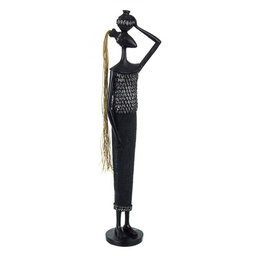 [B0182193] Statuetta Zulu Donna industrial
