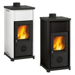 [DFL700472] Stufa A Legna 'Tea' Colore Nero