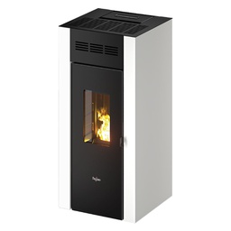 [DFL7002172] Stufa A Pellet 'Elane 9' Colore Rosso
