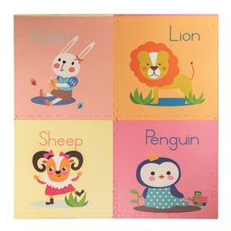 [8056157803089] Tappeto Puzzle Morbido Pinguino 60x60x1 cm per Bambini Gioco da Interno