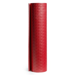 [8056157803126] Tappeto Yoga Fitness per Palestra Pilates Soft 173x61x0,8 cm Rosso