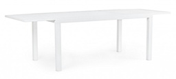 [B0662612] Tavolo All.Hilde 160-240X90 Bianco Ld30