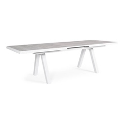[20041076] Tavolo Allungabile Krion 205/265x103x78h cm Bianco