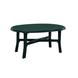 [DFL6132002] Tavolo In Polipropilene 'Danubio' Verde cm 110x165 H.72