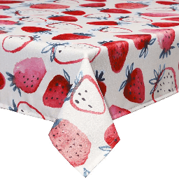 [20003616] Tovaglia 140x180 cm rosso fragole