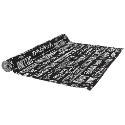 [20003600] Tovaglia Runner 40x140 cm nero in cotone