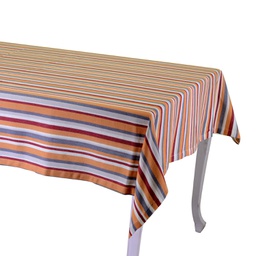[V7912450000] Tovaglia Stripe bordeaux tinto in filo cm140x180