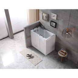[BR288021] Vasca  con sportello Linea Macan Apertura a sinistra 110x63x h97 cm