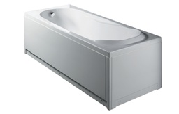 [DFLEX-101-6216] Vasca Rettangolare S/Idromassaggio C/Pannelli Mod. Milo