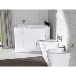 [BR288011] Vasca con sportello Linea Velar Apertura a Sinistra 133x69x h90 cm