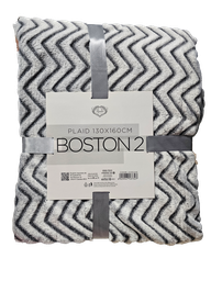 [20032557] Plaid Boston 2 - 130 x 160 cm - Fantasie Varie