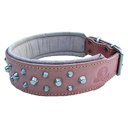 [DFL680018]  Collare Per Cane Larg. Mm 45 Lung.Cm 63 Nuova Cuoio