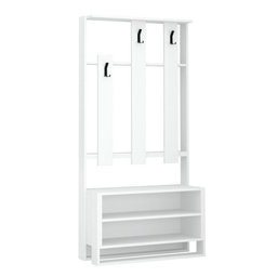 [FZ96886] (2c) Mobile ingresso Chester bianco  90x36xh.180 cm(CHESTERBI)