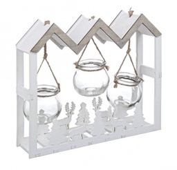 [B0928144] 12x P.Candela 3P Chalet Montano Bianco