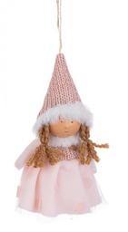 [B0935374] 12x Pendaglio Angelo Millard Rosa H14