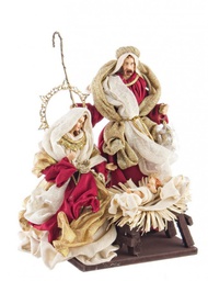 [B0928263] 1x Sacra Famiglia Fastosa Bordeaux