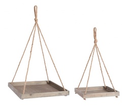 [B0347203] 3x Set2 Vassoio Sospeso Ashley Qu Naturale