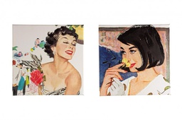 [B0240380] 4x Dipinto Olio Vincent 280-313 Ass2 30X30