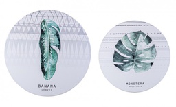 [B0245132] 4x Set2 Stampa Su Tela Blatt C33
