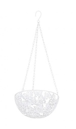 [B0133113] 4x Vaso Pensile Farfalla Bianco D 25