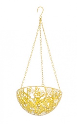 [B0133114] 4x Vaso Pensile Farfalla Giallo D 25