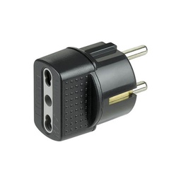 [029517] Adattatore Spina Schuko E Presa Bip
