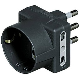 [024559] Adattatore Tris Grigio 10/16A