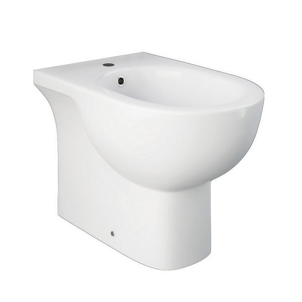 Bidet filo muro con erogazione rubinetto