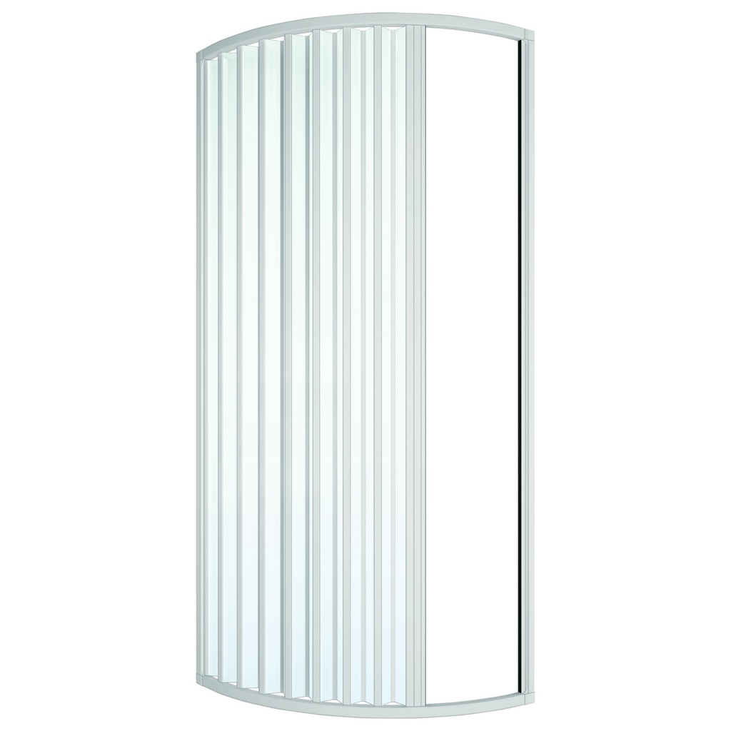 Box doccia semicircolare asimmetrico Tina Lux 70x90 cm sx