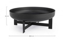 Braciere Efesto in metallo D60 cm