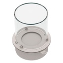 Bruciatore tondo per camino a bioetanolo inox 3 lt d.30