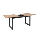 (2c) Tavolo moderno salotto cucina allungabile quercia cm 160-200 x 90(DENVER50) EFFEZ