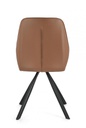 4x Sedia Maxwell Pu Cognac