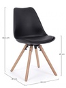4x Sedia New Trend Nero  