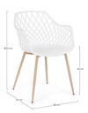 4x Sedia Optik Bianco - 