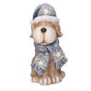 Cane resina led cappello grigio cm22x19,5h40