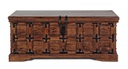 Cassapanca apribile Jaipur decorativa legno noce cm 110x 63x 45h