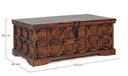 Cassapanca apribile Jaipur decorativa legno noce cm 110x 63x 45h
