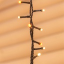 Catena lineare TLE 1200 LED TRADITIONAL e BIANCO CALDO 2+48,5m in bobina Luci di Natale