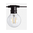 Catena luci esterno Brillant 10 led Trasparenti 8.4m
