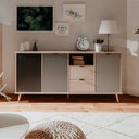 (3c)Credenza 3 ante con 2 cassetti cm 180 x 88 x 40 h (EPIK52)