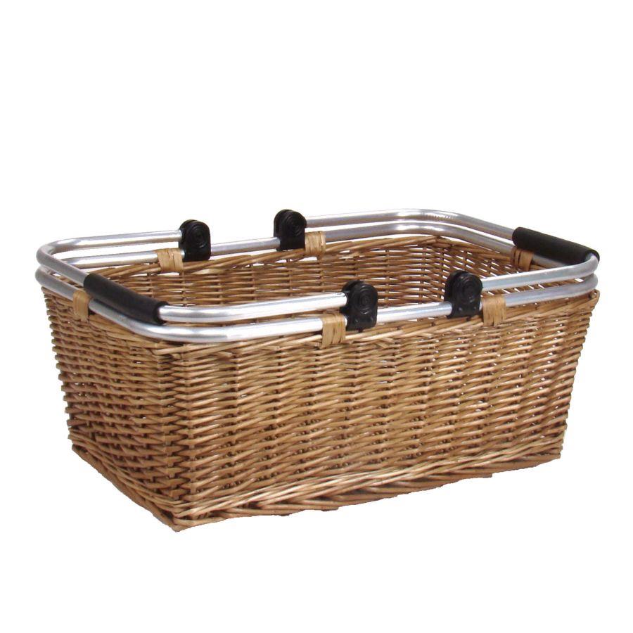 Cesta vimini spesa gr cm 50x32h20 c/manici mobili - senza fodera