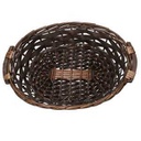 Cesta vimini noce ovale cm45/49x35h12