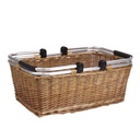 Cesta vimini spesa gr cm 50x32h20 c/manici mobili - senza fodera