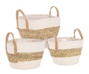 4x Set3 Cesta 2M Alyce To Bianco-Naturale