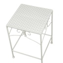Colonnina metallo milena 1-3 quadra bassa bianco cm 30x30h43